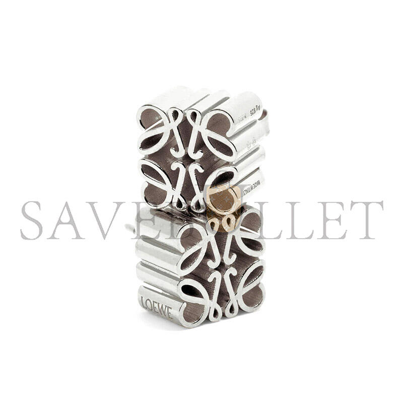 L0ew* anagram stud earrings in sterling silver j821239x06-1160